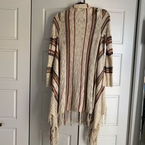 Fringe boho cardigan